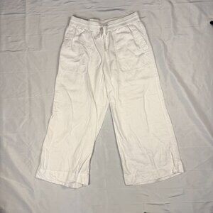 Caslon White Drawstring Pants